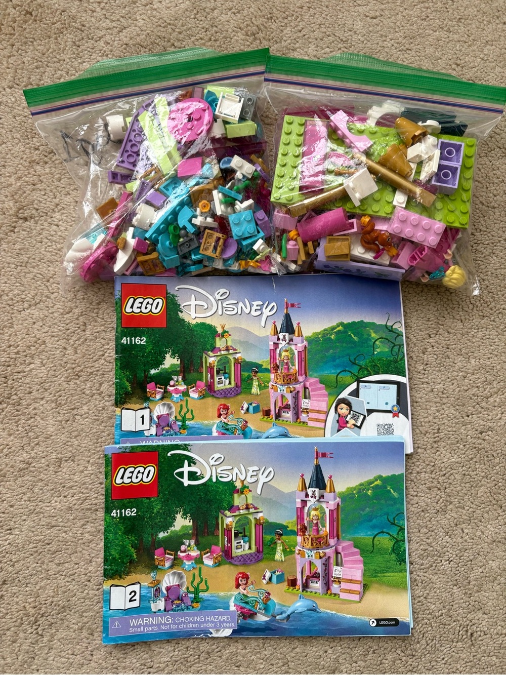 LEGO Disney Ariel, Aurora, and Tiana's Royal Celebration 41162